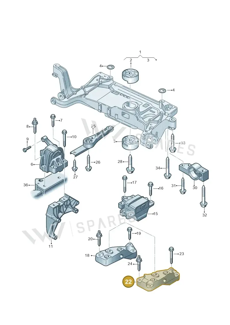 1K0199117AN — SEAT Alhambra Stylance (2010-2013) diagram 689199200, position 22