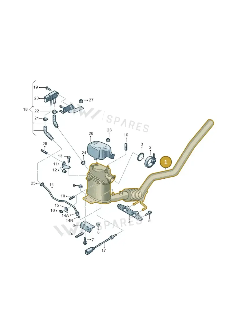 1K0254703PX — SEAT Altea XL Reference (2010-2013) diagram 649253700, position 1