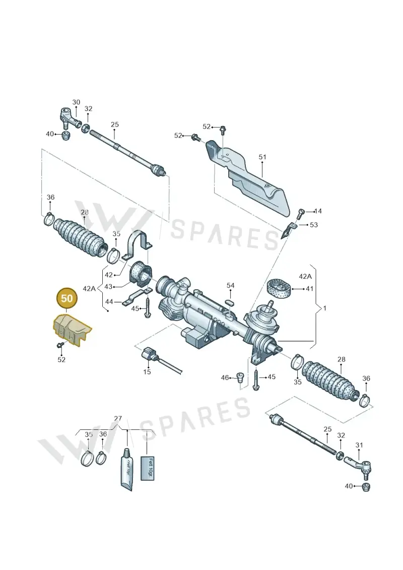 1K0423982 — SEAT Altea XL Reference (2010-2013) diagram 638423100, position 50