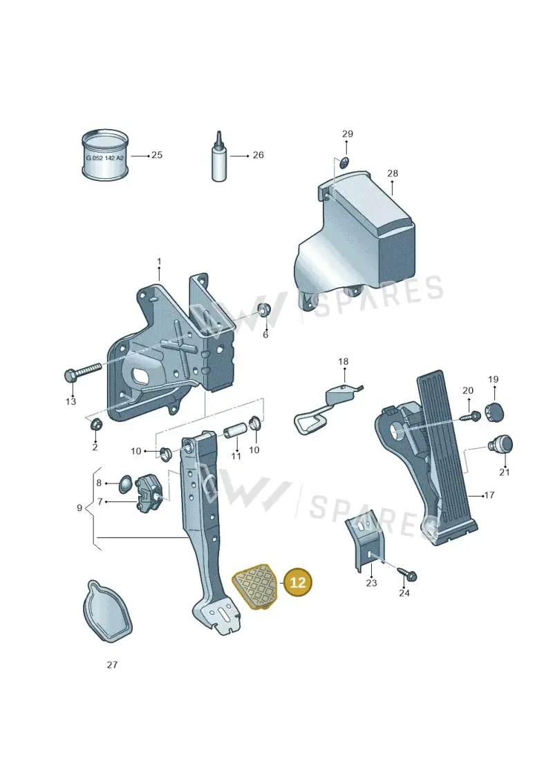 1K0721173B9B9 — SEAT Alhambra Stylance (2015-2022) diagram 634721600, position 12