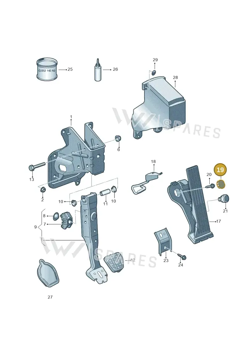 1K0721989 — SEAT Alhambra Stylance (2015-2022) diagram 634721600, position 19