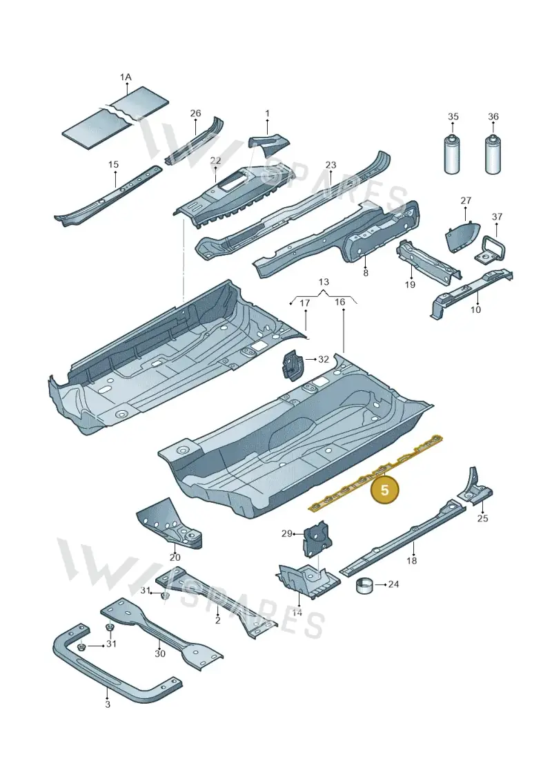 1K0802307B — SEAT Altea XL Reference (2013-2013) diagram 409803100, position 5