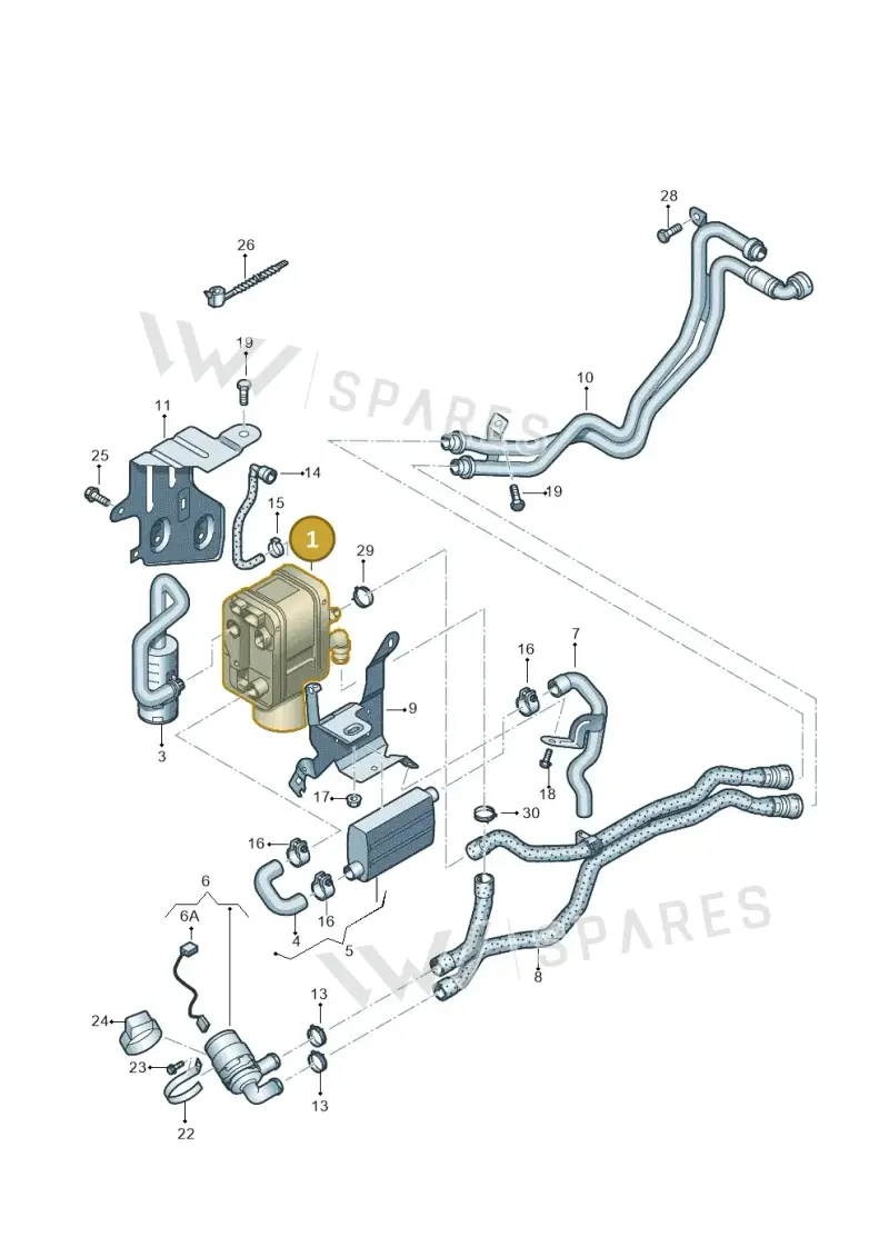1K0815007CD — SEAT Alhambra Stylance (2010-2013) diagram 634819700, position 1
