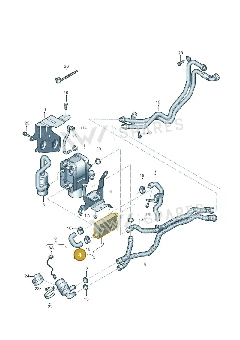 1K0819178C — SEAT Alhambra Stylance (2010-2013) diagram 634819700, position 4