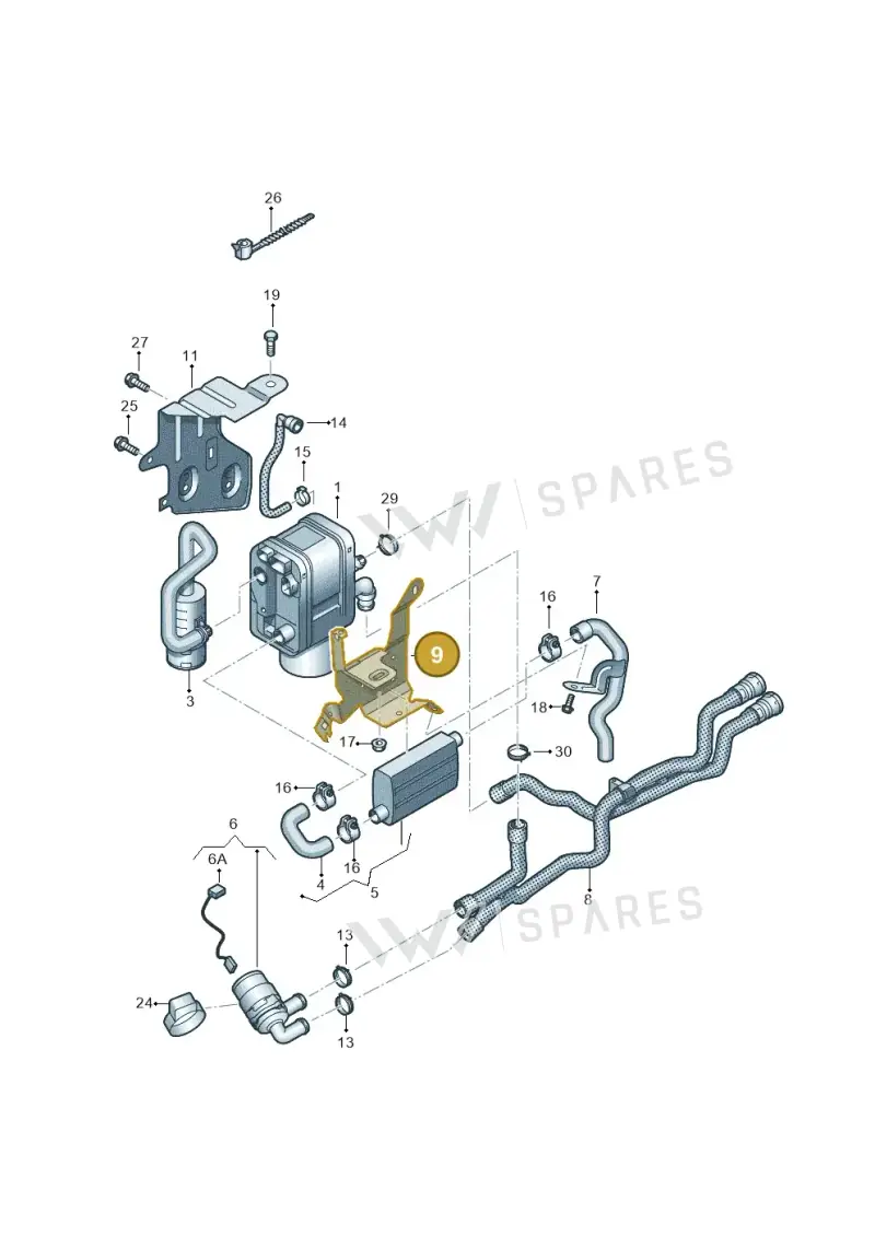 1K0819471AE — SEAT Alhambra Stylance (2015-2022) diagram 863819700, position 9