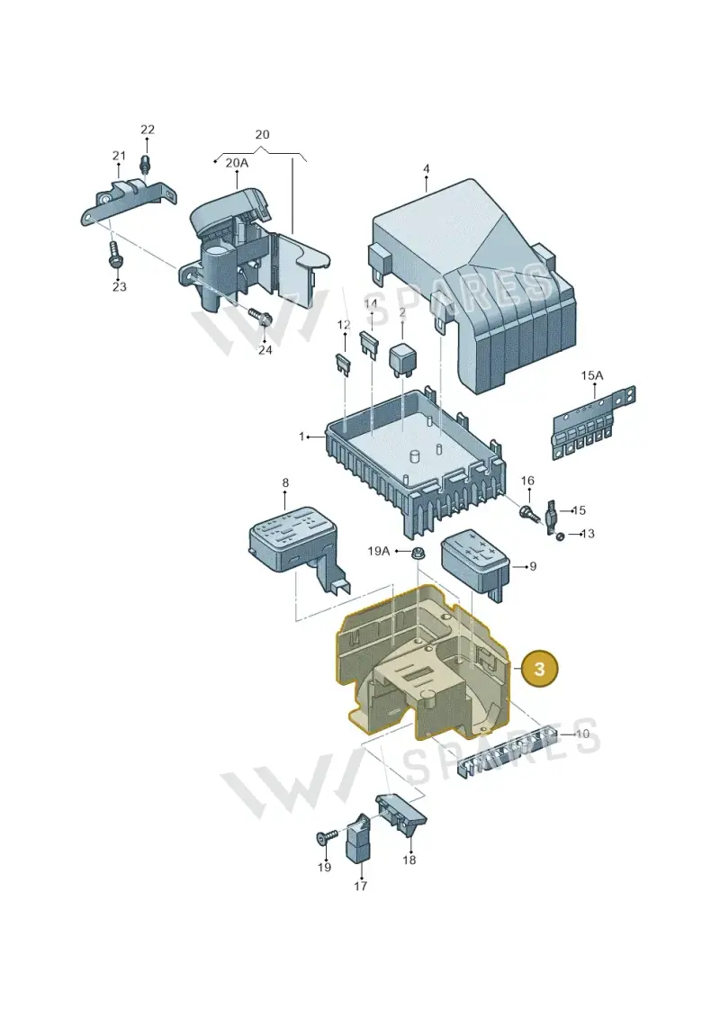 1K0907361C — SEAT Altea XL Reference (2013-2013) diagram 409937200, position 3