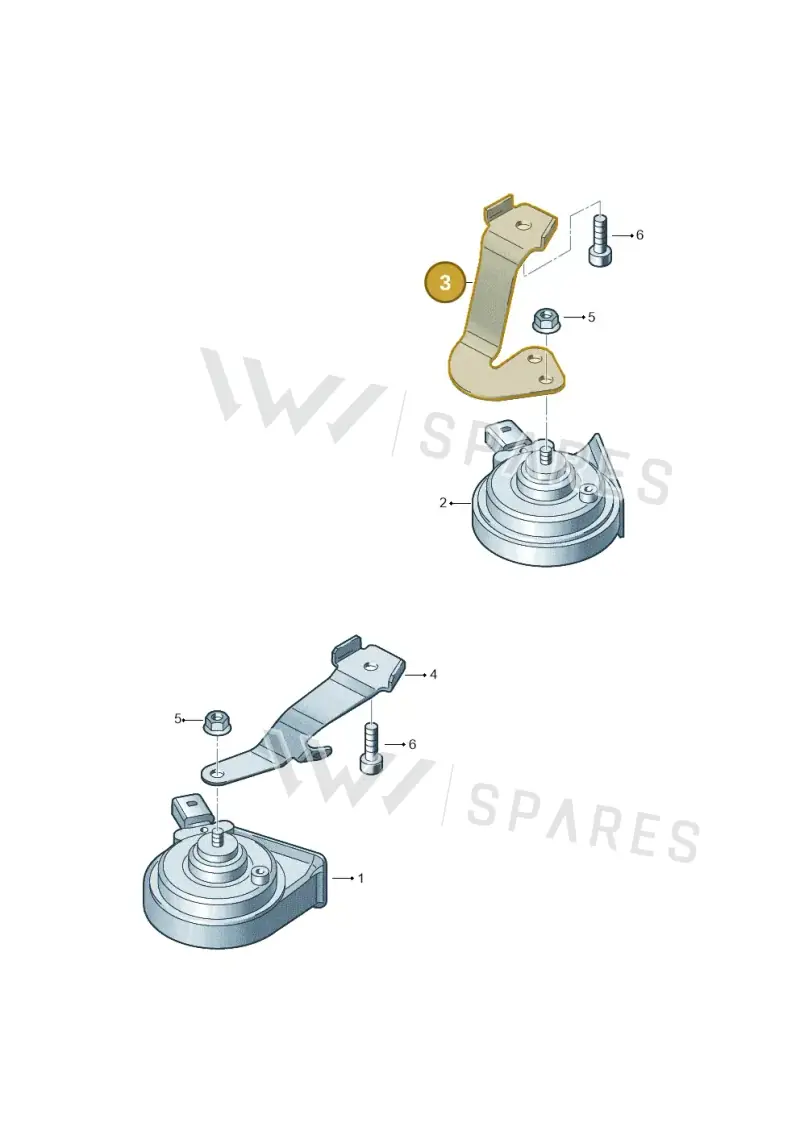 1K0951182H — SEAT ALTEA                  07> (2006-) diagram 409951000, position 3