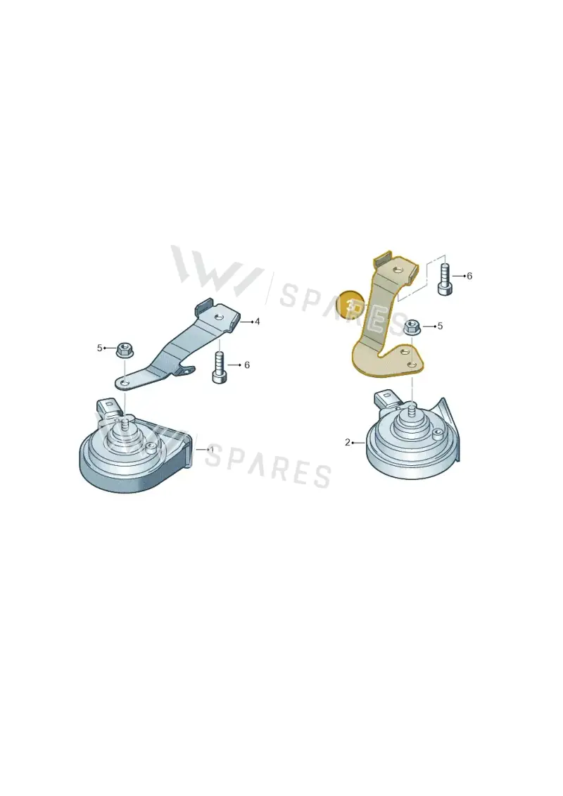 1K0951182H — SEAT Altea XL Reference (2013-2013) diagram 649951000, position 3