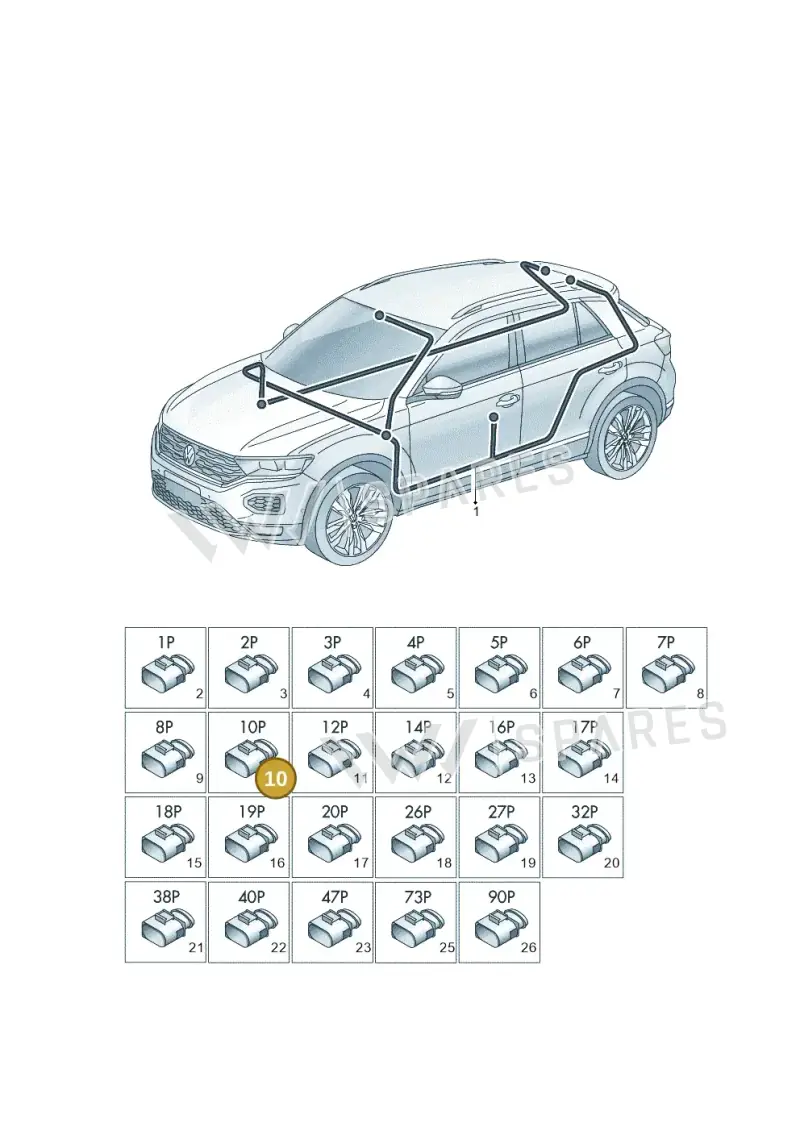 1K0972776 — SEAT Tarraco FR (2018-2024) diagram 813971810, position 10