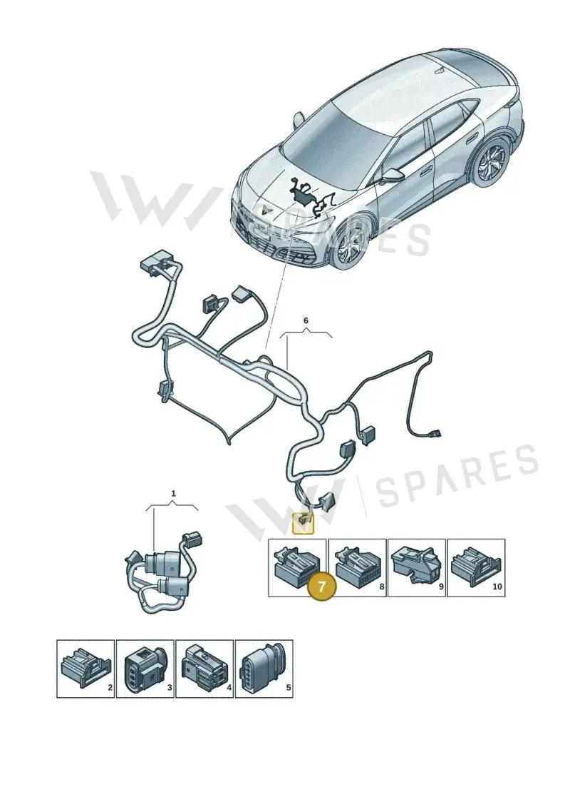 1K0972928A — SEAT Tavascan Cupra (2023-) diagram 20h972060, position 7