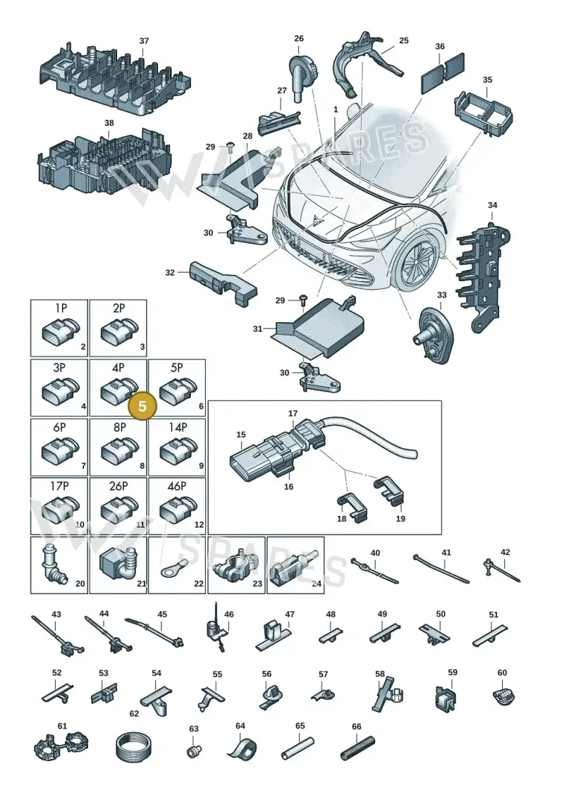1K0973804 — SEAT EBoost CUPRA (2021-) diagram 10s971080, position 5