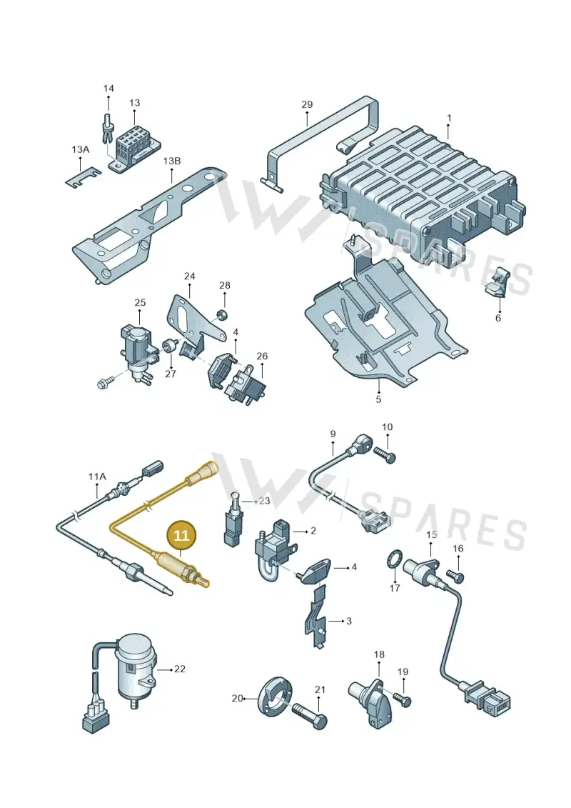 1K0998262F — SEAT Alhambra (2006-2010) diagram 162906100, position 11