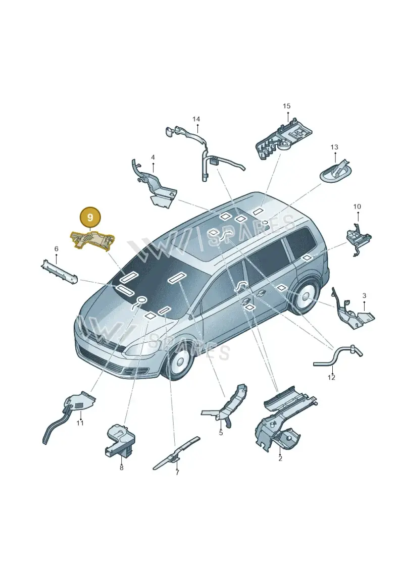 1K1971822E — SEAT Alhambra Stylance (2015-2022) diagram 689972010, position 9