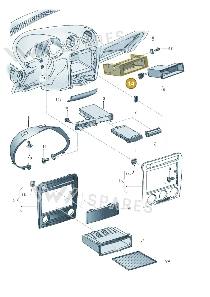 1P0971262A — SEAT IBIZA                  06> (2005-) diagram 254857200, position 14