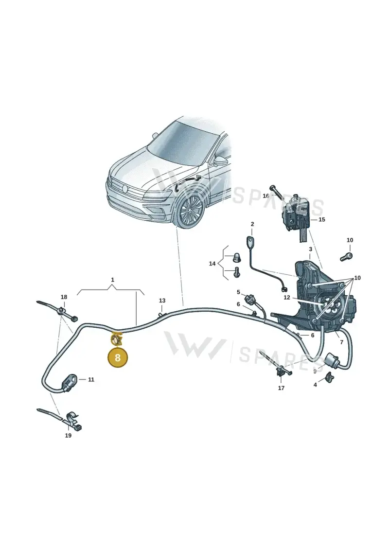 1P0971838C — SEAT Tarraco FR (2018-2024) diagram 884970002, position 8