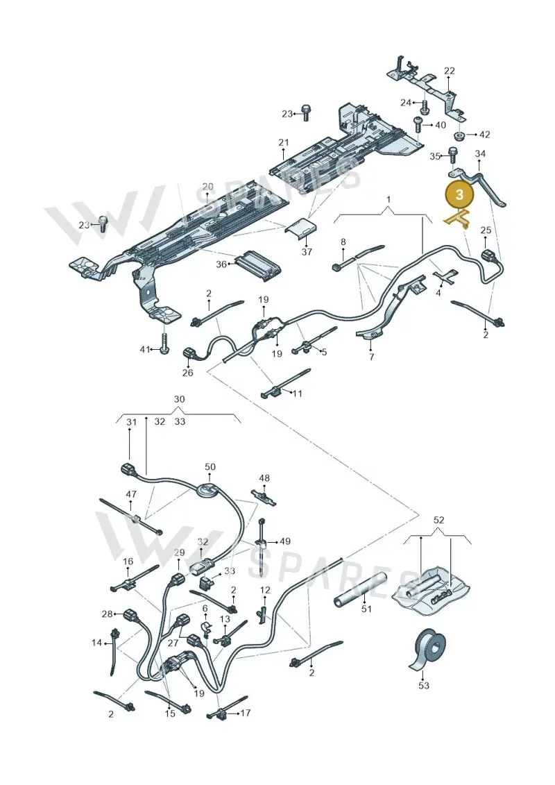 1P0971848B — SEAT EBoost CUPRA (2021-) diagram 10a970012, position 3