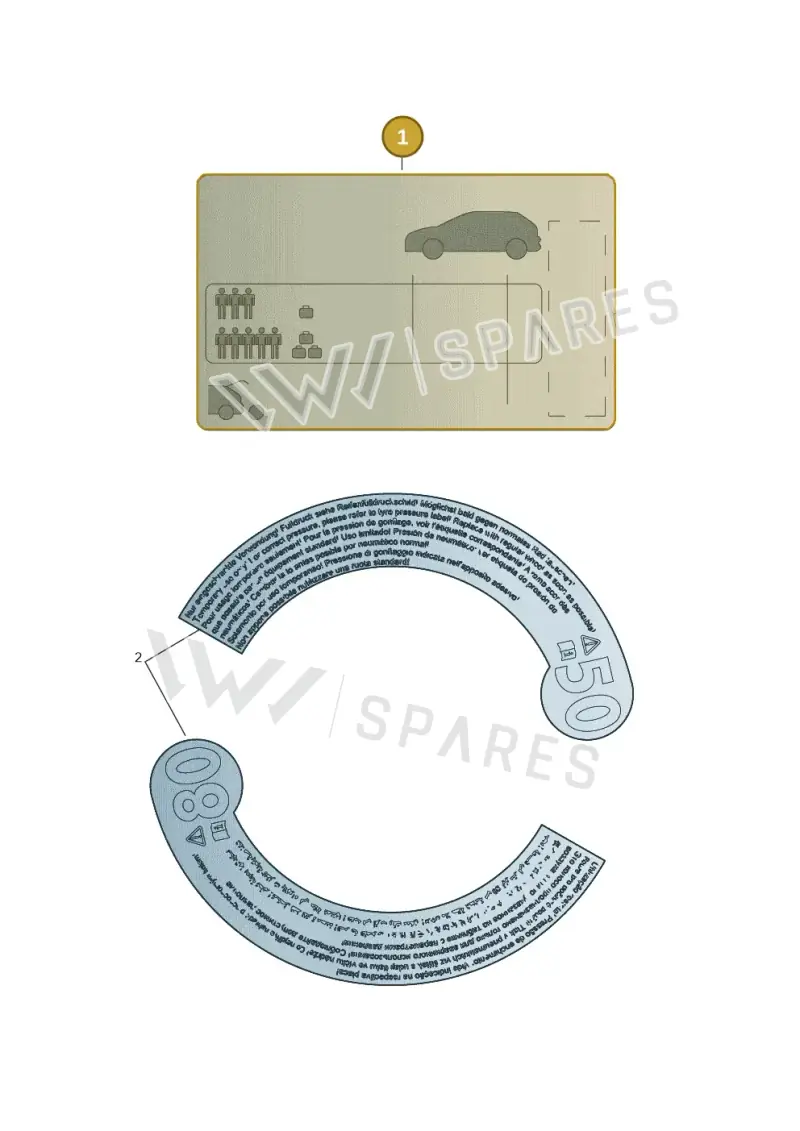 1S0010000C — SEAT Mii reference (2011-2019) diagram 754010300, position 1