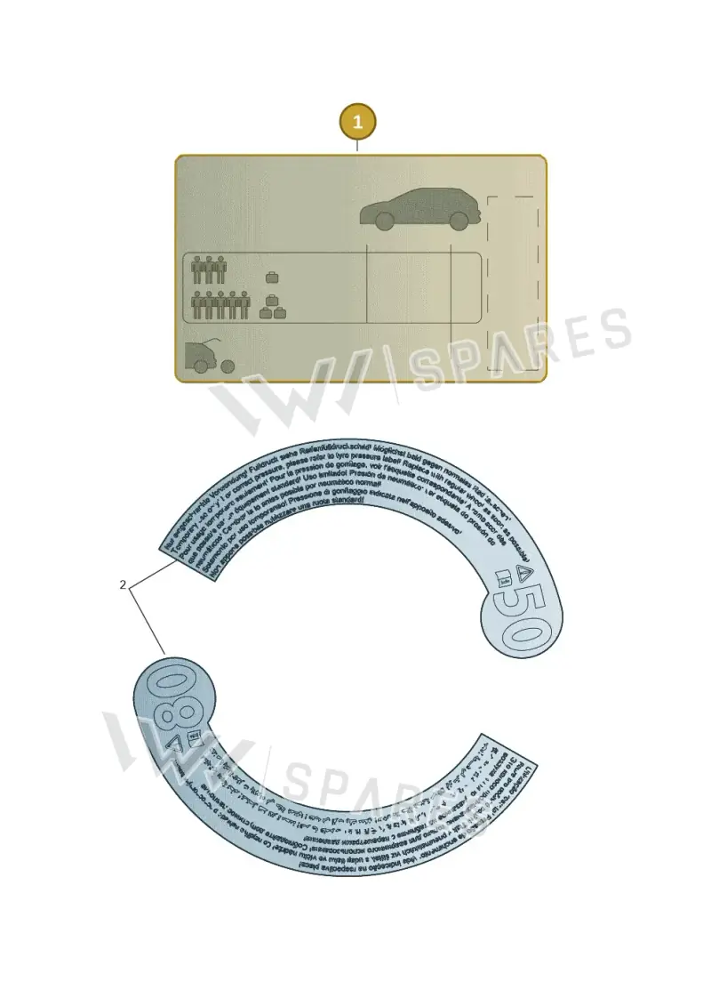 1S0010000D — SEAT Mii reference (2011-2019) diagram 754010300, position 1