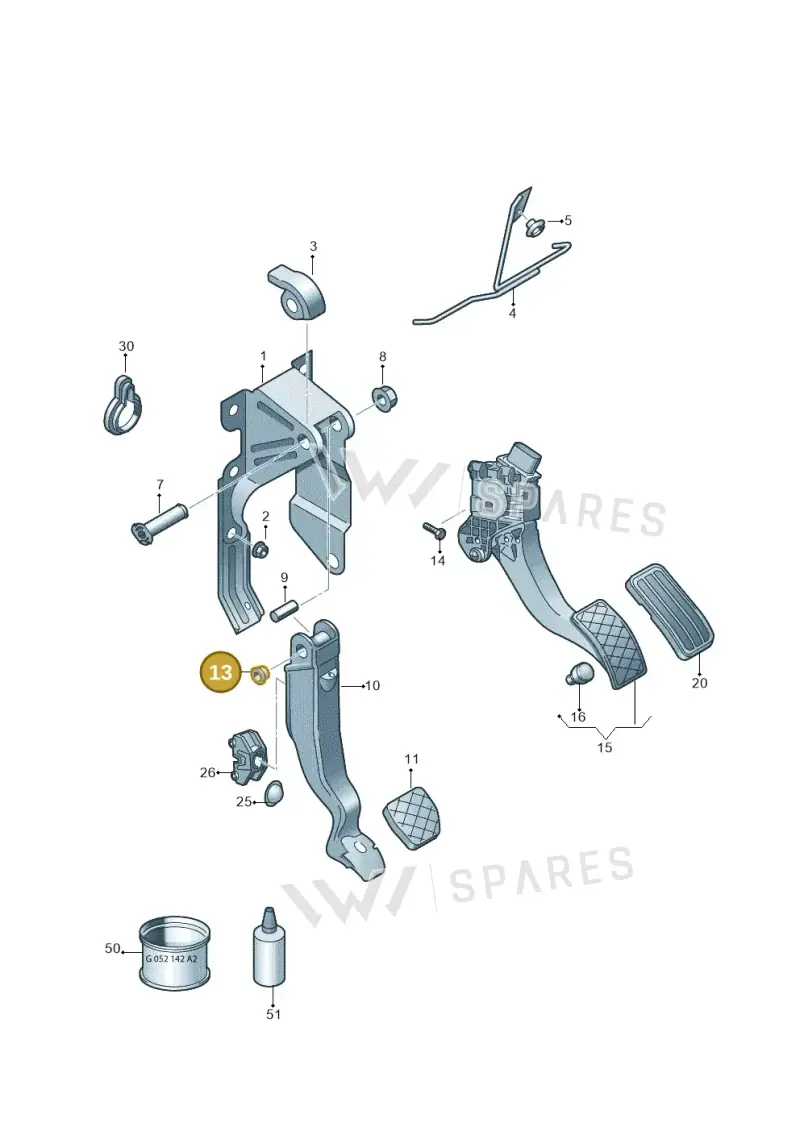 1S0721359 — SEAT Mii electric (2020-2021) diagram 723721700, position 13