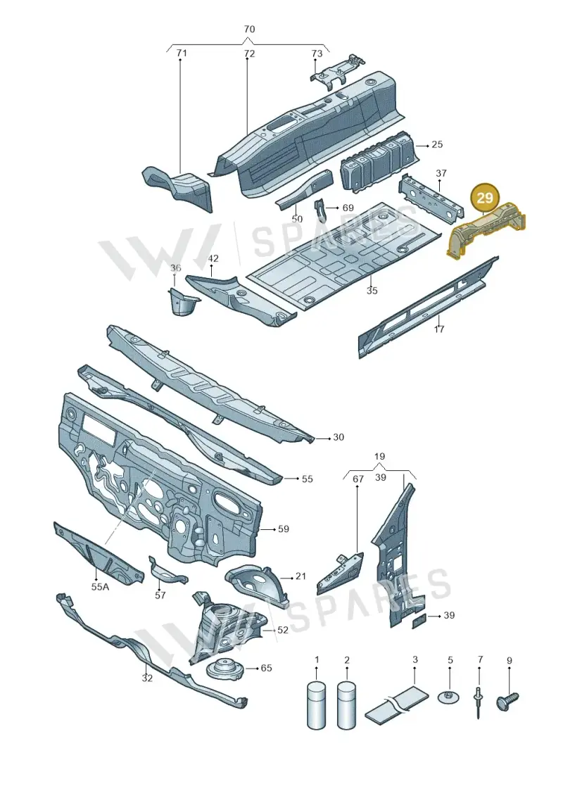 1S0802569D — SEAT Mii reference (2011-2019) diagram 723802000, position 29