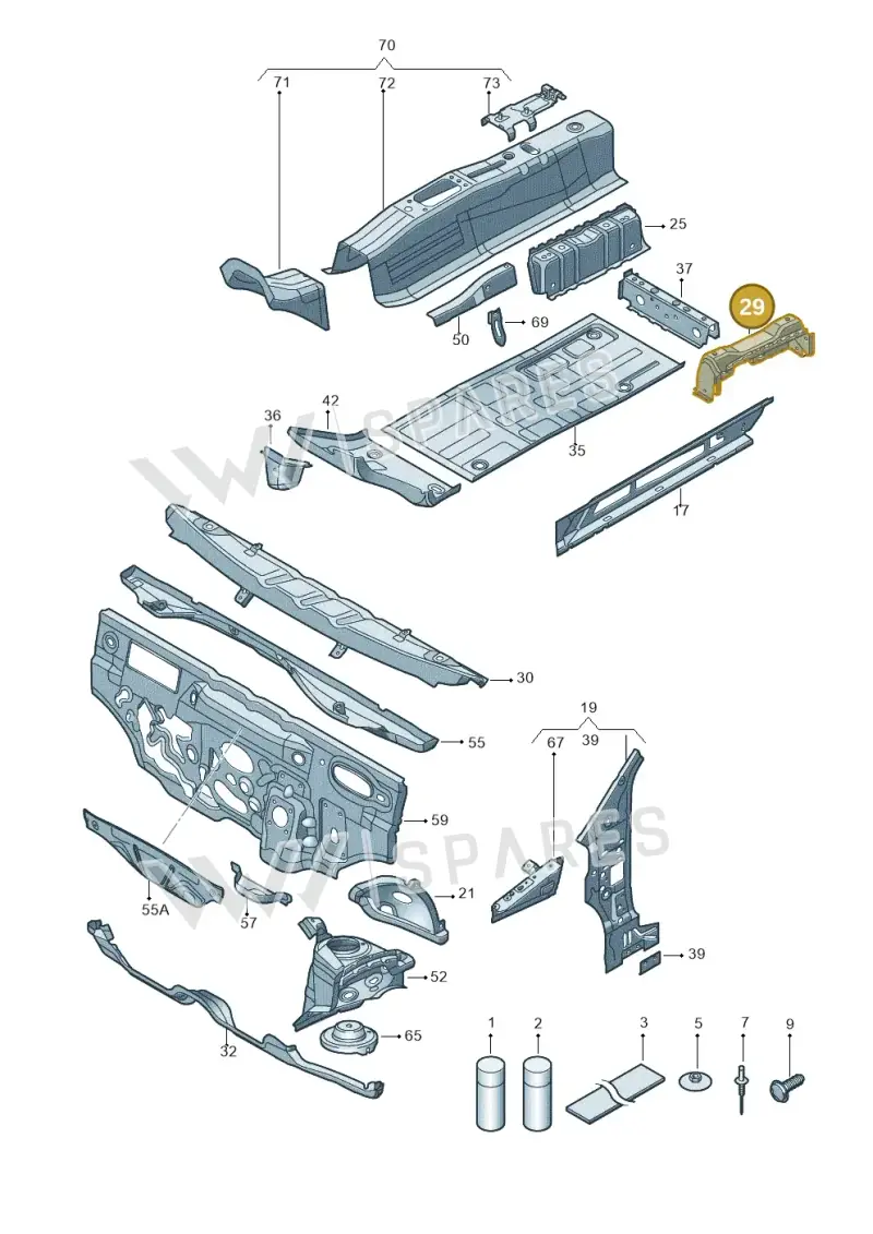 1S0802570D — SEAT Mii reference (2011-2019) diagram 723802000, position 29
