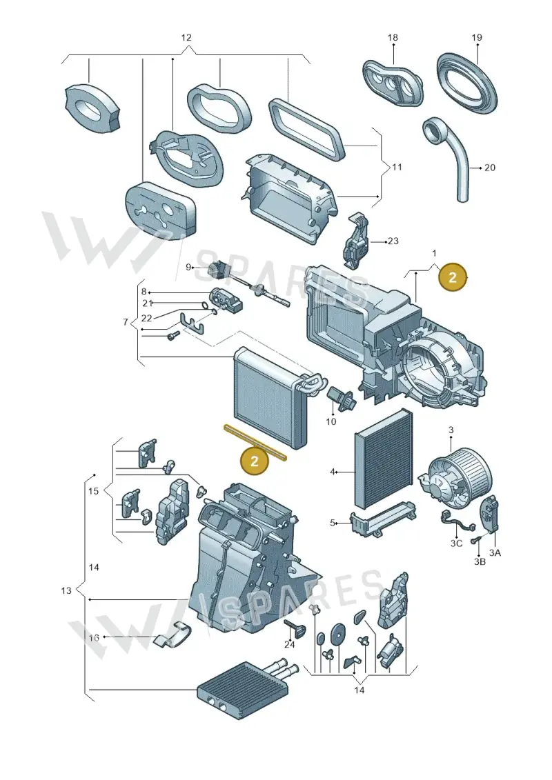 1S0820080 — SEAT Mii electric (2020-2021) diagram 772820220, position 2