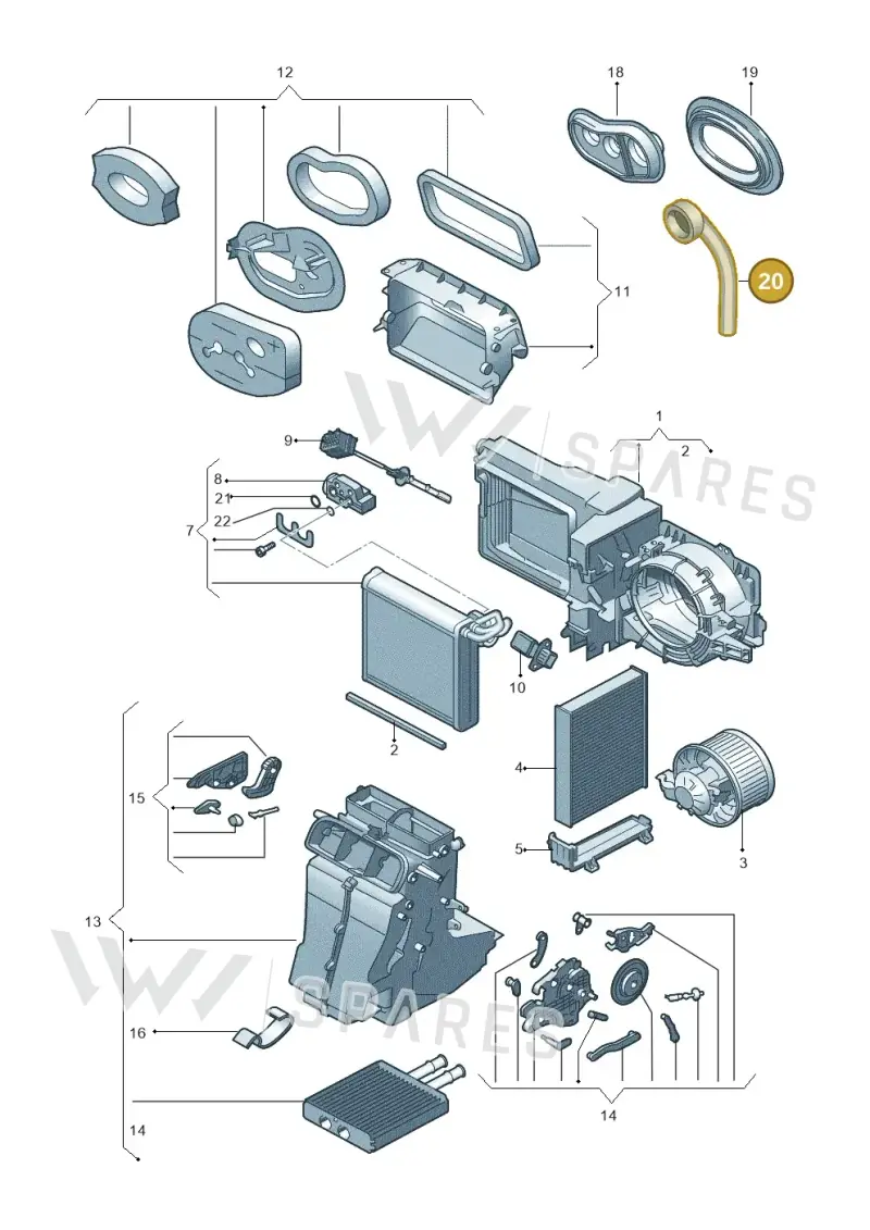 1S0820653 — SEAT Mii reference (2011-2019) diagram 723820220, position 20