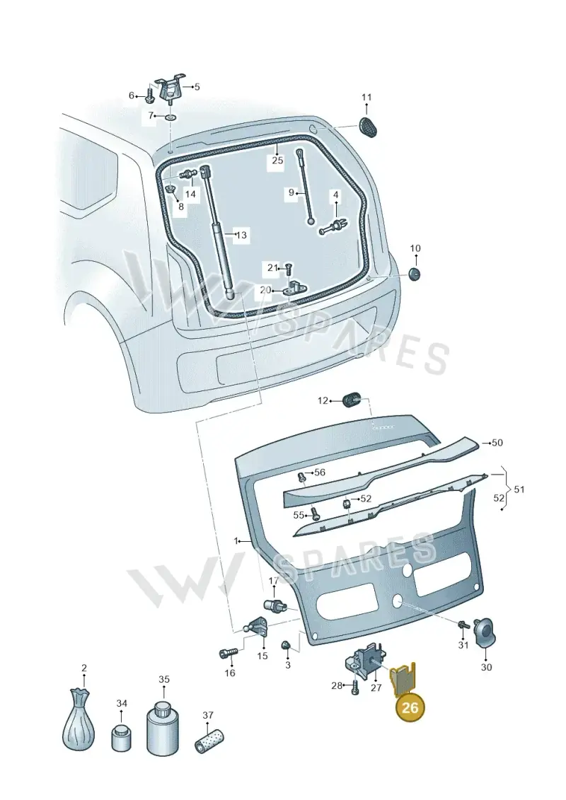 1S08276459B9 — SEAT Mii electric (2020-2021) diagram 723827000, position 26