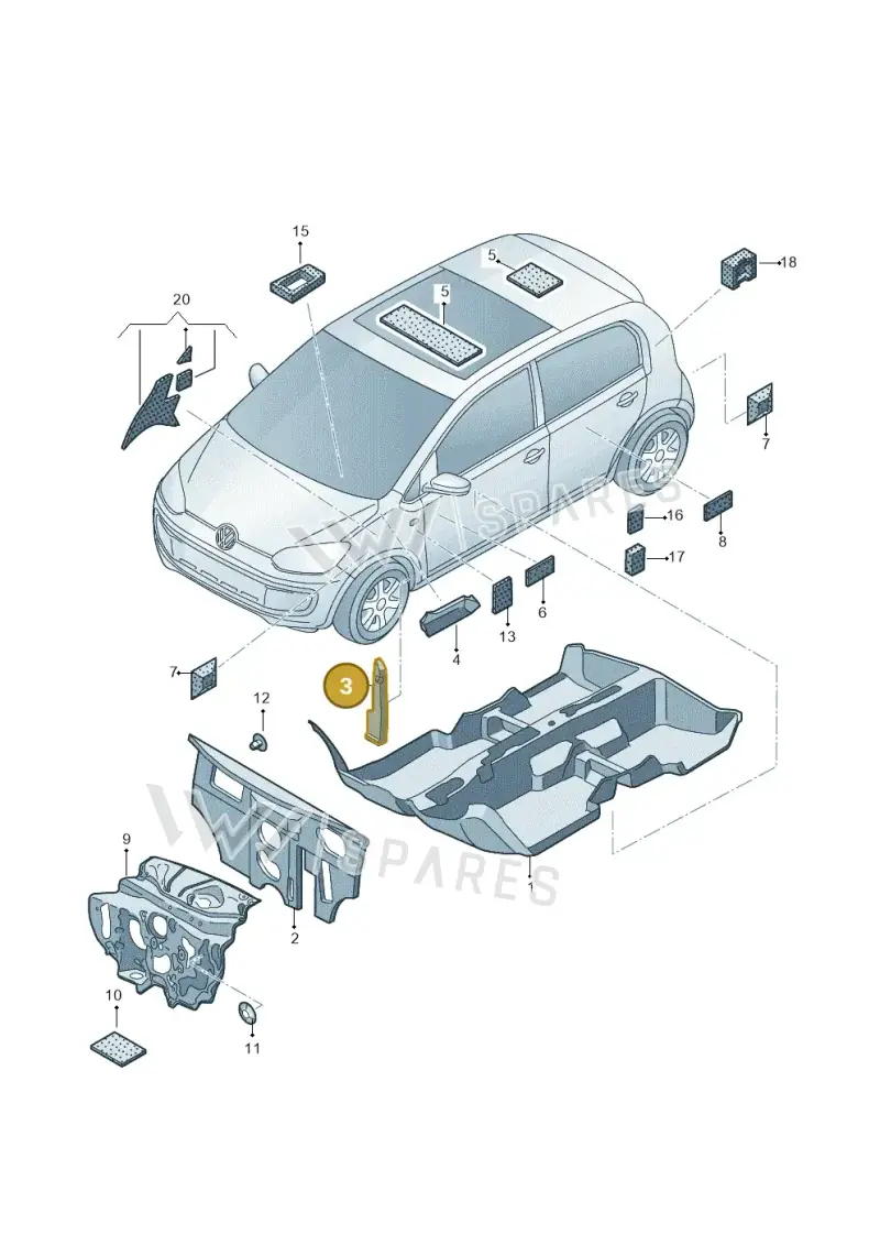 1S0864235B — SEAT Mii electric (2020-2021) diagram 772863200, position 3