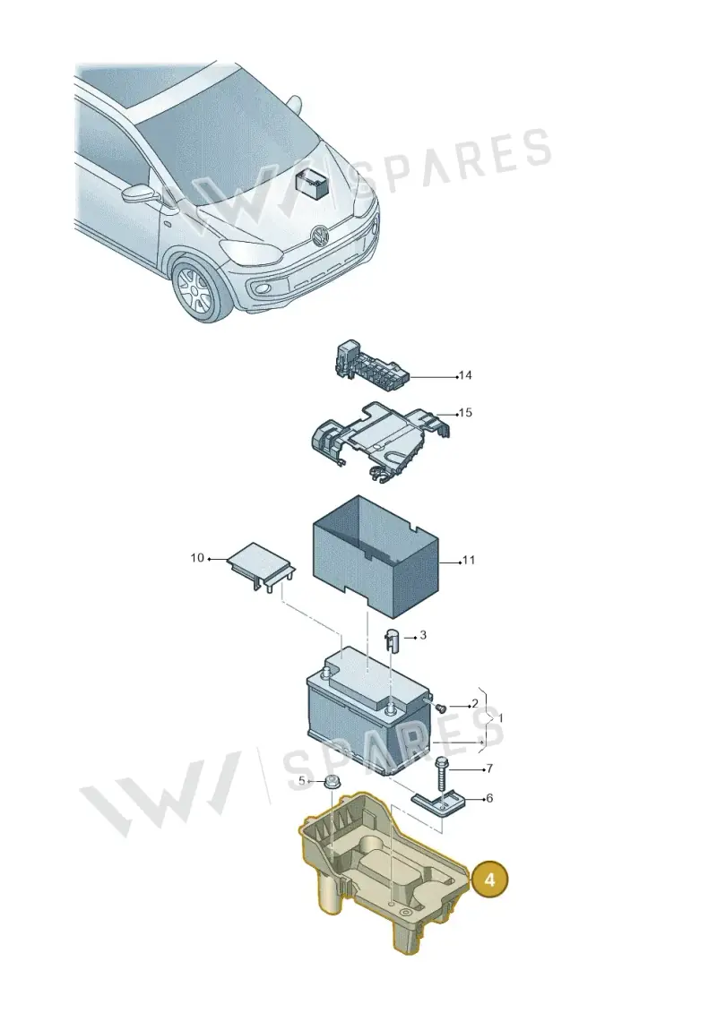 1S0915331B — SEAT Mii reference (2011-2019) diagram 723915000, position 4