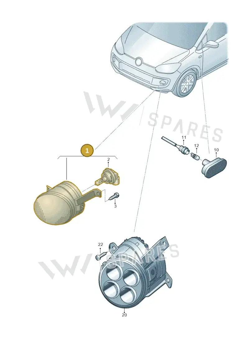 1S0941700 — SEAT Mii reference (2011-2019) diagram 727941400, position 1