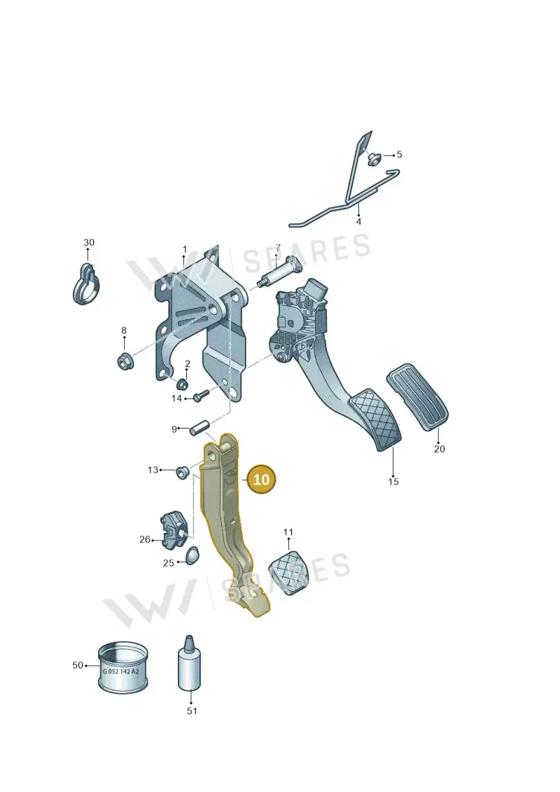 1S1723150 — SEAT Mii electric (2020-2021) diagram 723721600, position 10