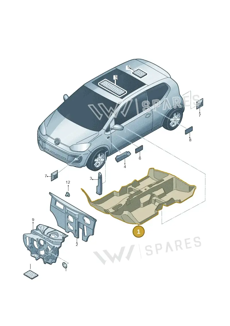 1S2863919D — SEAT Mii reference (2011-2019) diagram 723863200, position 1