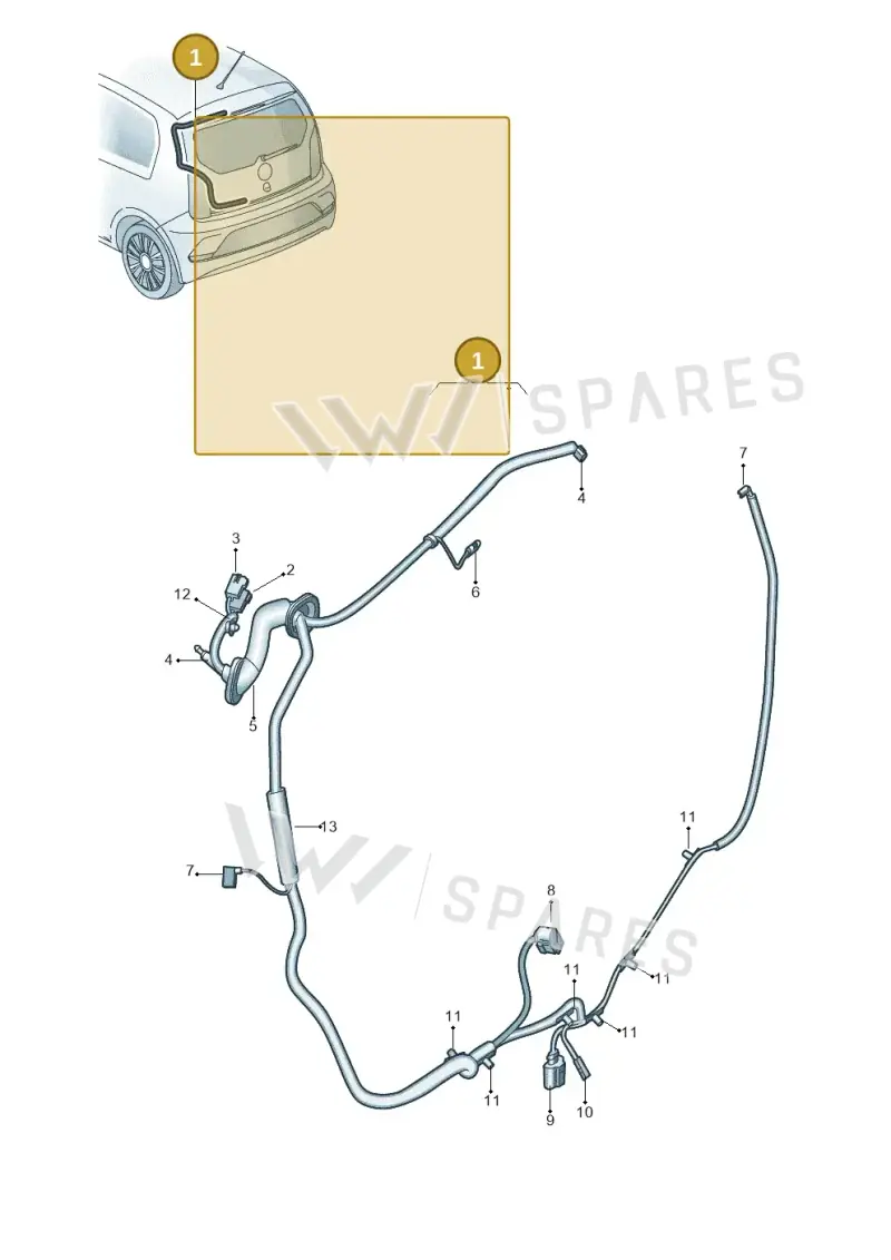 1S6971147K — SEAT Mii electric (2020-2021) diagram 892972081, position 1
