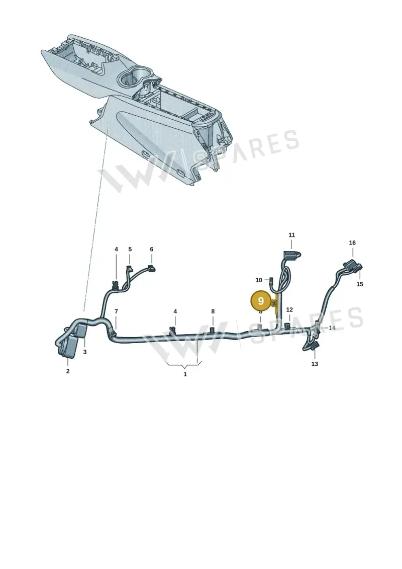 1T0971930F — SEAT Tavascan Cupra (2023-) diagram 20h971030, position 9