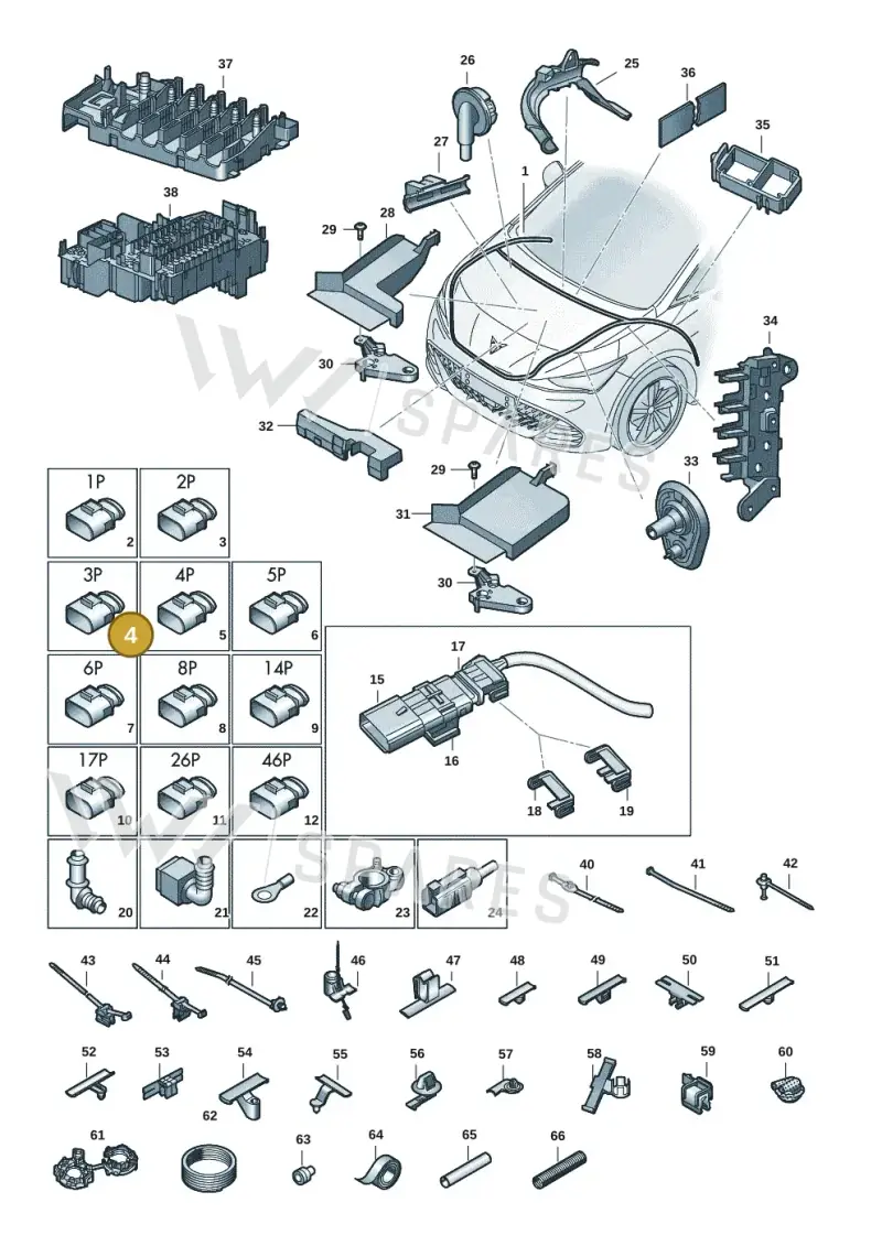 1T0972703 — SEAT EBoost CUPRA (2021-) diagram 10s971080, position 4