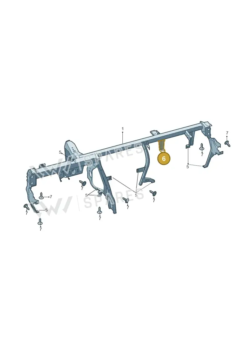 1Z0807263 — SEAT Toledo Reference (2015-2019) diagram 740857000, position 6