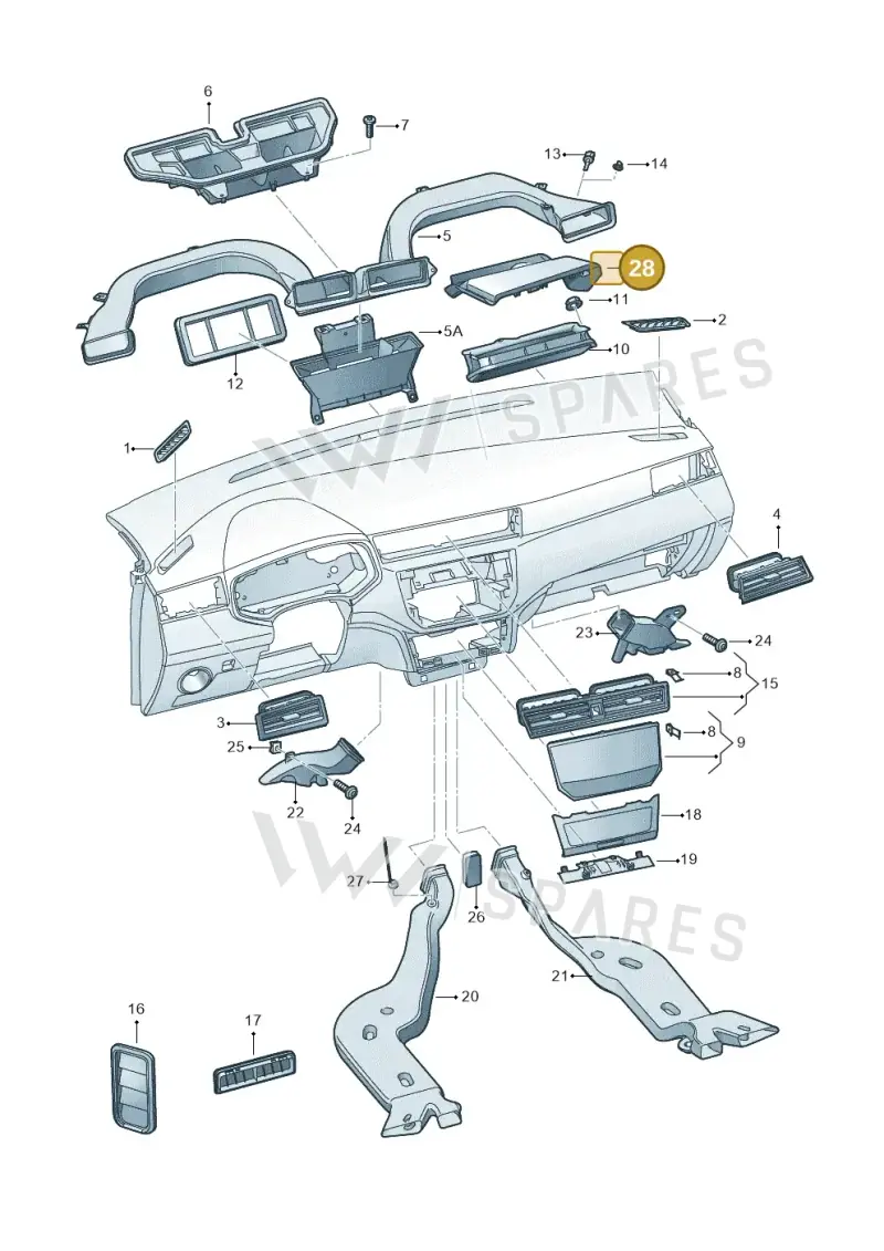 2G2815159 — SEAT Arona FR (2017-) diagram 835819300, position 28