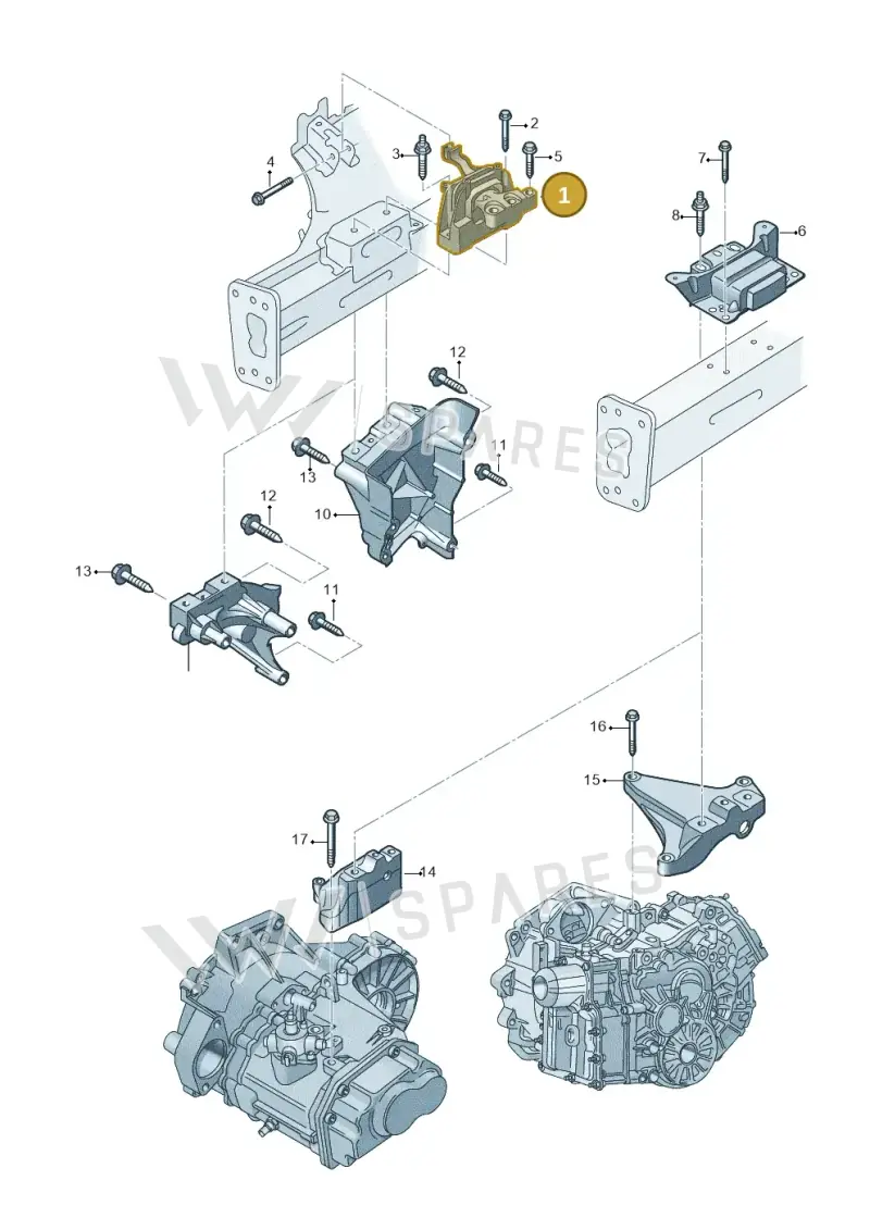 2Q0199262BJ — SEAT Ibiza FR (2017-) diagram 837199500, position 1