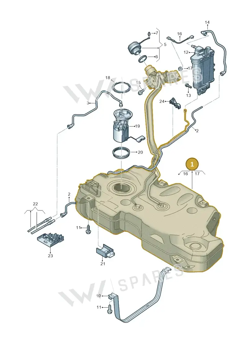 2Q0201055DB — SEAT Arona FR (2017-) diagram 837201042, position 1