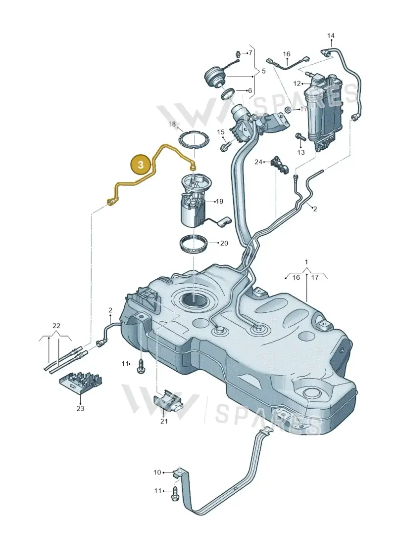 2Q0201293G — SEAT Arona FR (2017-) diagram 837201042, position 3