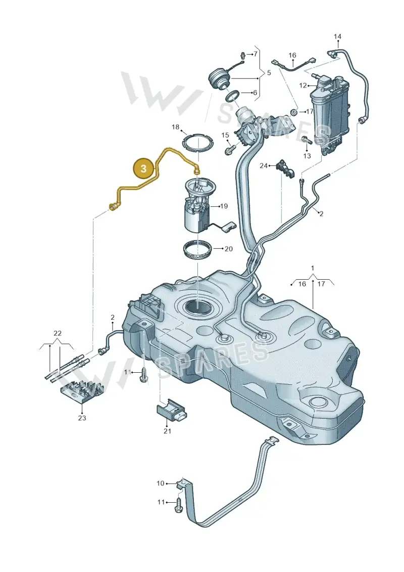 2Q0201293K — SEAT Arona FR (2017-) diagram 837201042, position 3