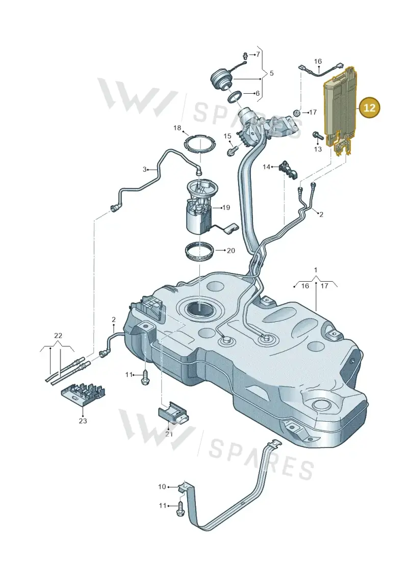 2Q0201801 — SEAT Arona FR (2017-) diagram 837201400, position 12