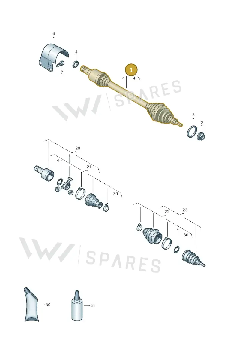 2Q0407272CL — SEAT Arona FR (2017-) diagram 837407240, position 1