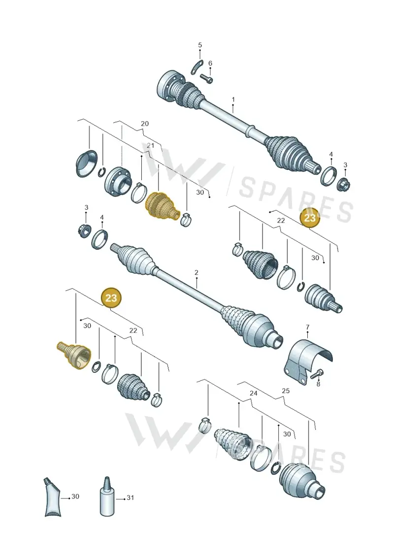 2Q0498099C — SEAT Ibiza FR (2017-) diagram 837407082, position 23