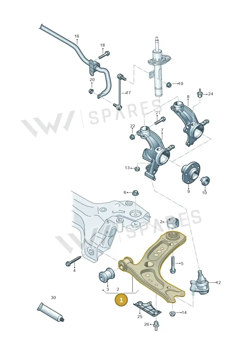 2Q0498151 — SEAT Arona FR (2017-) diagram 837407000, position 1