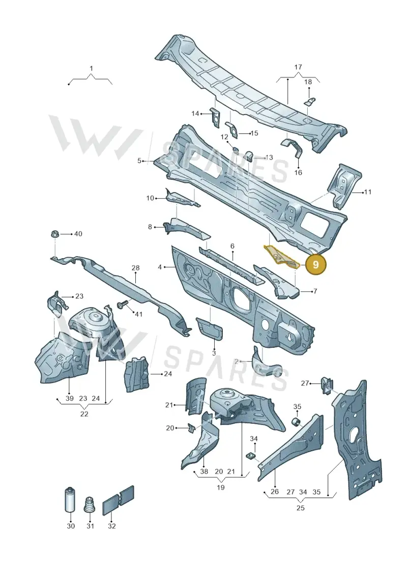2Q0805313 — SEAT Arona FR (2017-) diagram 835805500, position 9