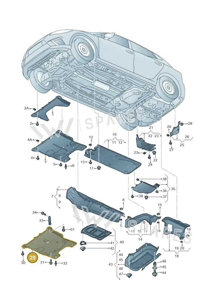 2Q0825901F — SEAT Arona FR (2017-) diagram 835825000, position 29