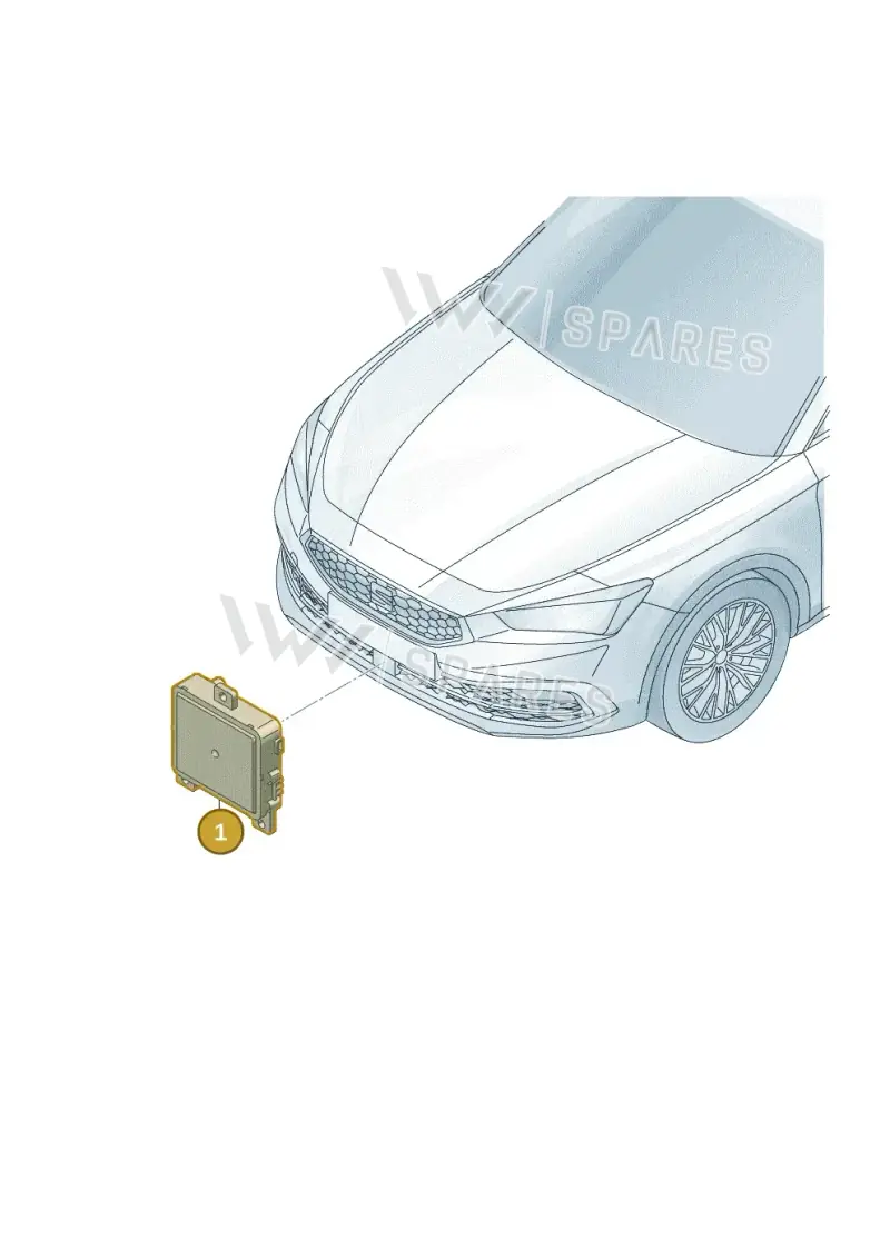 2Q0907550B — SEAT Ibiza FR (2017-) diagram 5fn907005, position 1
