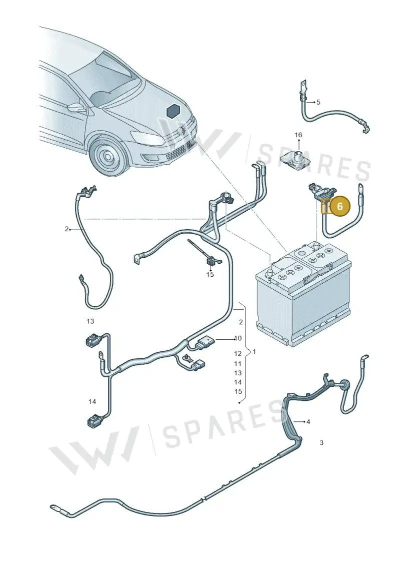2Q0915181B — SEAT Arona FR (2017-) diagram 794971650, position 6